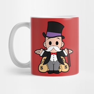 Monopoly Guy Chibi Mug